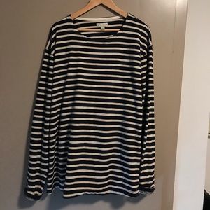 Vintage J Crew Long-Sleeve Striped Tee